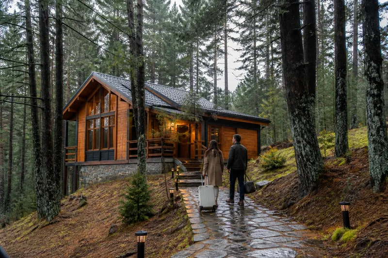 Forest bungalow retreat near Bursa and Uludağ